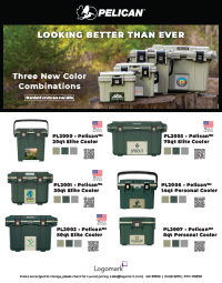 Pelican Coolers New Colors